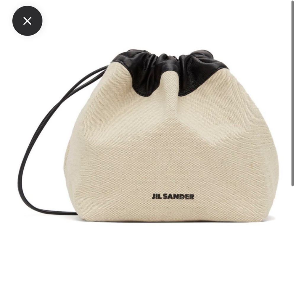 New JIL SANDER Drawstring Small Shoulder Bag $525